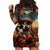 Day of Dead Skull Hoodie Dress Sugar Skull Musican - Wonder Print Shop