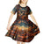 Day of Dead Skull Kid Short Sleeve Dress Sugar Skull Musican - Wonder Print Shop