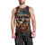 Day of Dead Skull Men Tank Top Sugar Skull Musican - Wonder Print Shop