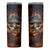 Day of Dead Skull Skinny Tumbler Sugar Skull Musican - Wonder Print Shop