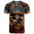 Day of Dead Skull T Shirt Sugar Skull Musican - Wonder Print Shop