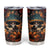 Day of Dead Skull Tumbler Cup Sugar Skull Musican - Wonder Print Shop