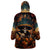Day of Dead Skull Wearable Blanket Hoodie Sugar Skull Musican - Wonder Print Shop