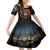 Day of Dead Lady Family Matching Off Shoulder Maxi Dress and Hawaiian Shirt Sugar Skull Rose Lady - Wonder Print Shop