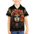 Day of Dead Lady Family Matching Off Shoulder Maxi Dress and Hawaiian Shirt Sugar Skull Rose Lady - Wonder Print Shop