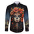 Day of Dead Lady Family Matching Puletasi Dress and Hawaiian Shirt Sugar Skull Rose Lady - Wonder Print Shop