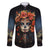 Day of Dead Lady Family Matching Summer Maxi Dress and Hawaiian Shirt Sugar Skull Rose Lady - Wonder Print Shop