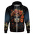 Day of Dead Lady Hoodie Sugar Skull Rose Lady - Wonder Print Shop