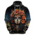Day of Dead Lady Hoodie Sugar Skull Rose Lady - Wonder Print Shop