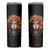 Day of Dead Lady Skinny Tumbler Sugar Skull Rose Lady - Wonder Print Shop