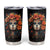Day of Dead Lady Tumbler Cup Sugar Skull Rose Lady - Wonder Print Shop