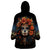 Day of Dead Lady Wearable Blanket Hoodie Sugar Skull Rose Lady - Wonder Print Shop