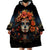 Day of Dead Lady Wearable Blanket Hoodie Sugar Skull Rose Lady - Wonder Print Shop