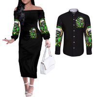 christmas-skull-couples-matching-off-the-shoulder-long-sleeve-dress-and-long-sleeve-button-shirt-drink-up-bitches