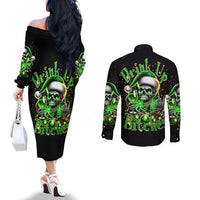 christmas-skull-couples-matching-off-the-shoulder-long-sleeve-dress-and-long-sleeve-button-shirt-drink-up-bitches