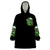 Christmas Skull Wearable Blanket Hoodie Drink Up Bitches - Wonder Print Shop