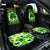 Flame Skull Car Seat Cover Heaven Don't Want Me Hell Afraid I Take Over - Wonder Print Shop