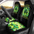 Flame Skull Car Seat Cover Heaven Don't Want Me Hell Afraid I Take Over - Wonder Print Shop