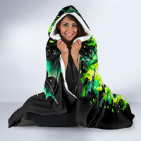 Flame Skull Hooded Blanket Heaven Don't Want Me Hell Afraid I Take Over DT01