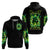 Flame Skull Hoodie Heaven Don't Want Me Hell Afraid I Take Over - Wonder Print Shop