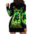 Flame Skull Hoodie Dress Heaven Don't Want Me Hell Afraid I Take Over - Wonder Print Shop