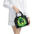 Flame Skull Shoulder Handbag Heaven Don't Want Me Hell Afraid I Take Over DT01