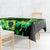 Flame Skull Tablecloth Heaven Don't Want Me Hell Afraid I Take Over - Wonder Print Shop
