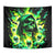 Flame Skull Tapestry Heaven Don't Want Me Hell Afraid I Take Over - Wonder Print Shop