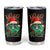 Christmas Skull Tumbler Cup Ho Ho Holy Shit I'm Drink - Wonder Print Shop