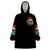 Christmas Skull Wearable Blanket Hoodie Ho Ho Holy Shit I'm Drink - Wonder Print Shop