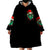 Christmas Skull Wearable Blanket Hoodie Ho Ho Holy Shit I'm Drink - Wonder Print Shop