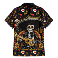 Day of Dead Skull Family Matching Mermaid Dress and Hawaiian Shirt Sugar Skull Musican - Wonder Print Shop