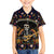Day of Dead Skull Family Matching Off Shoulder Short Dress and Hawaiian Shirt Sugar Skull Musican - Wonder Print Shop