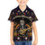 Day of Dead Skull Family Matching Short Sleeve Bodycon Dress and Hawaiian Shirt Sugar Skull Musican - Wonder Print Shop