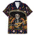 Day of Dead Skull Hawaiian Shirt Sugar Skull Musican - Wonder Print Shop