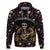 Day of Dead Skull Hoodie Sugar Skull Musican - Wonder Print Shop