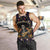 Day of Dead Skull Men Tank Top Sugar Skull Musican - Wonder Print Shop