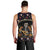 Day of Dead Skull Men Tank Top Sugar Skull Musican - Wonder Print Shop