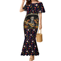 Day of Dead Skull Mermaid Dress Sugar Skull Musican - Wonder Print Shop