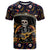 Day of Dead Skull T Shirt Sugar Skull Musican - Wonder Print Shop