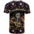 Day of Dead Skull T Shirt Sugar Skull Musican - Wonder Print Shop