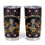 Day of Dead Skull Tumbler Cup Sugar Skull Musican - Wonder Print Shop