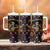 Day of Dead Skull Tumbler With Handle Sugar Skull Musican - Wonder Print Shop