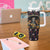 Day of Dead Skull Tumbler With Handle Sugar Skull Musican - Wonder Print Shop