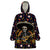 Day of Dead Skull Wearable Blanket Hoodie Sugar Skull Musican - Wonder Print Shop