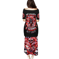 Thunder Skull Family Matching Puletasi Dress and Hawaiian Shirt Never Mistake My Silence For Weakness - Wonder Print Shop