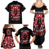 Thunder Skull Family Matching Summer Maxi Dress and Hawaiian Shirt Never Mistake My Silence For Weakness - Wonder Print Shop