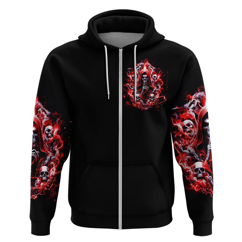 Thunder Skull Hoodie Never Mistake My Silence For Weakness - Wonder Print Shop