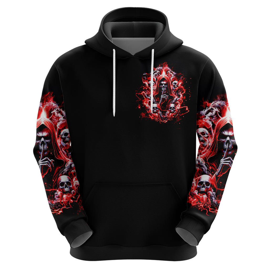 Thunder Skull Hoodie Never Mistake My Silence For Weakness - Wonder Print Shop