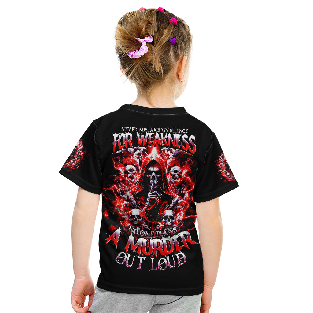 Thunder Skull Kid T Shirt Never Mistake My Silence For Weakness - Wonder Print Shop